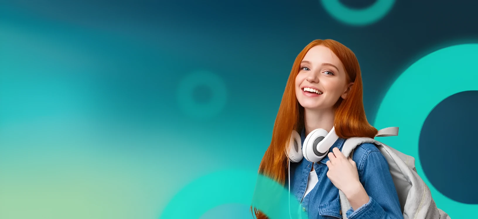 Home Background laughing woman